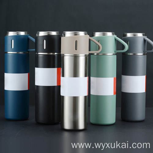 Custom logo high-end set thermos cup double wall